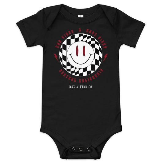 Baby Rad Vibes Red Onesie