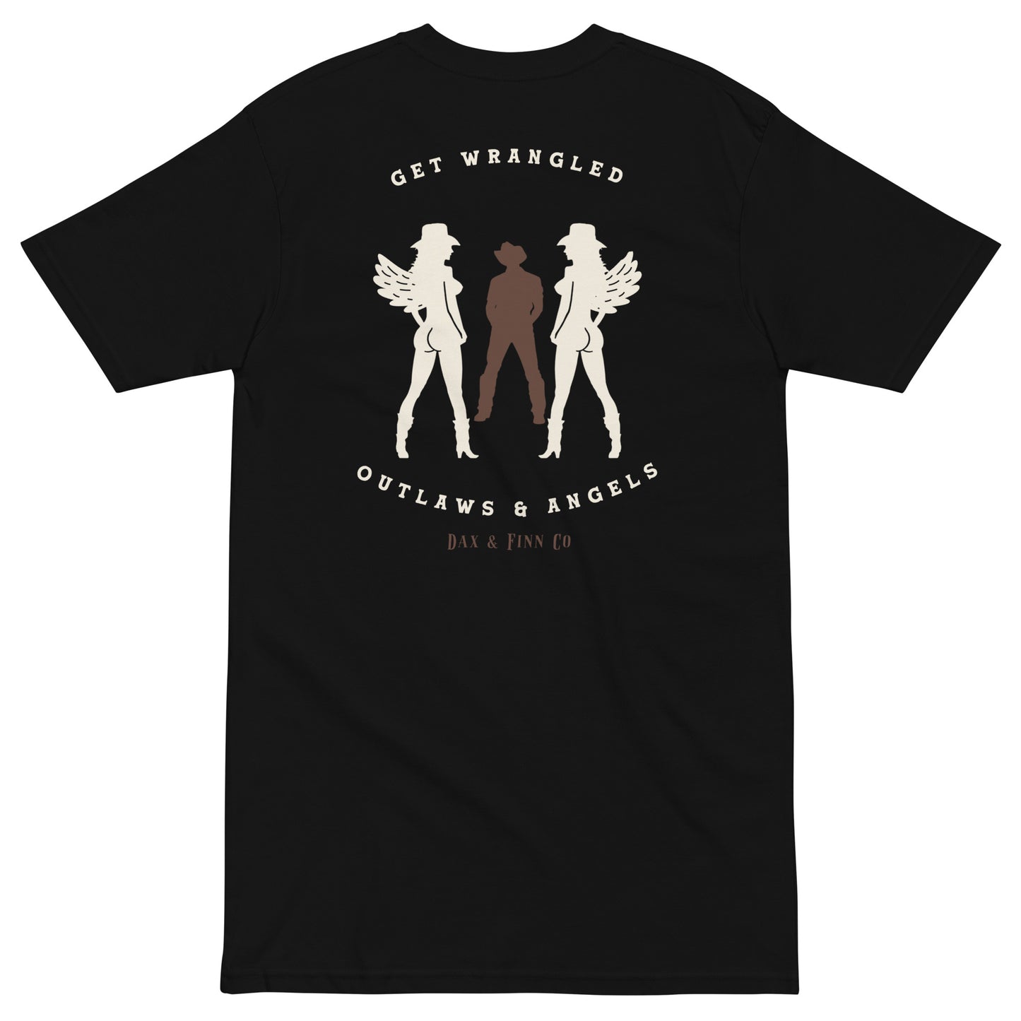 Outlaws & Angels Premium Tee (Back of Tee)