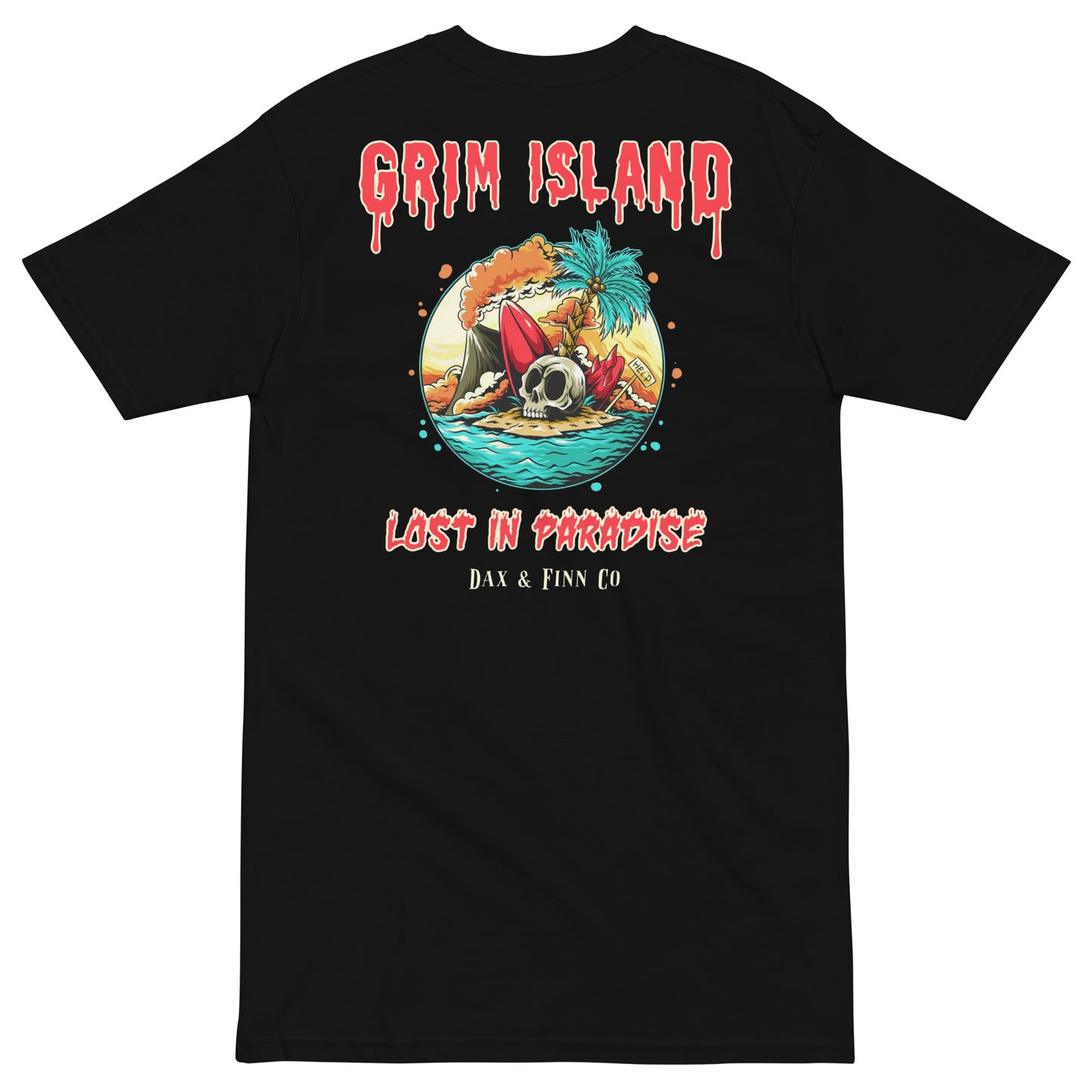 Grim Island: Lost In Paradise Premium Tee