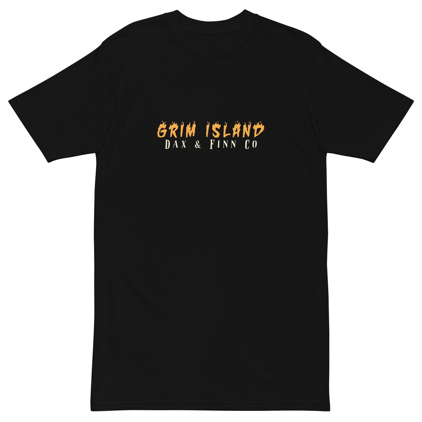 Grim Island: Skull Island Premium Tee (Back of Tee)