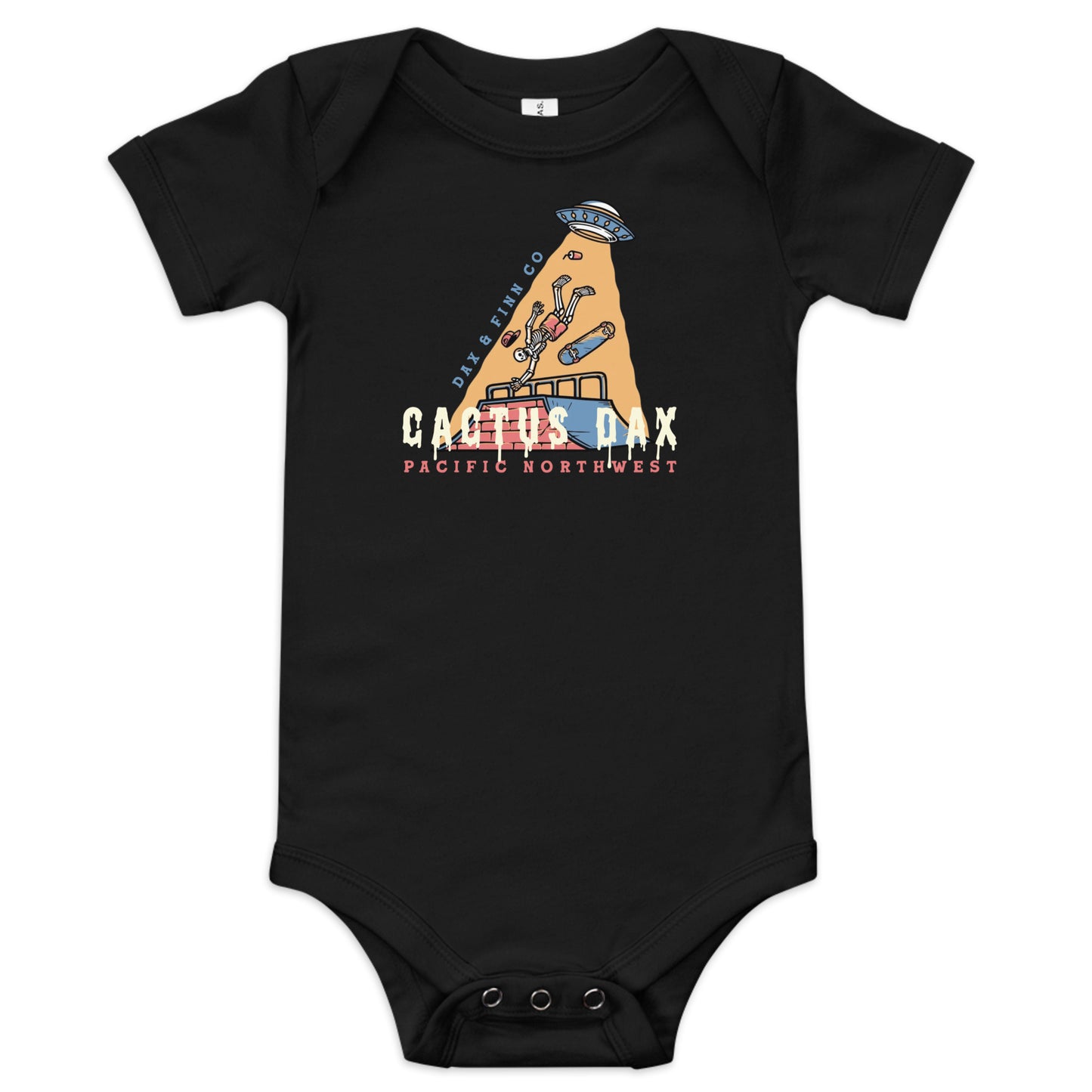 Pacific Northwest Skate Parks Baby Onesie