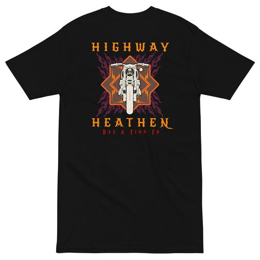 Highway Heathen Premium Tee (Back of Tee)