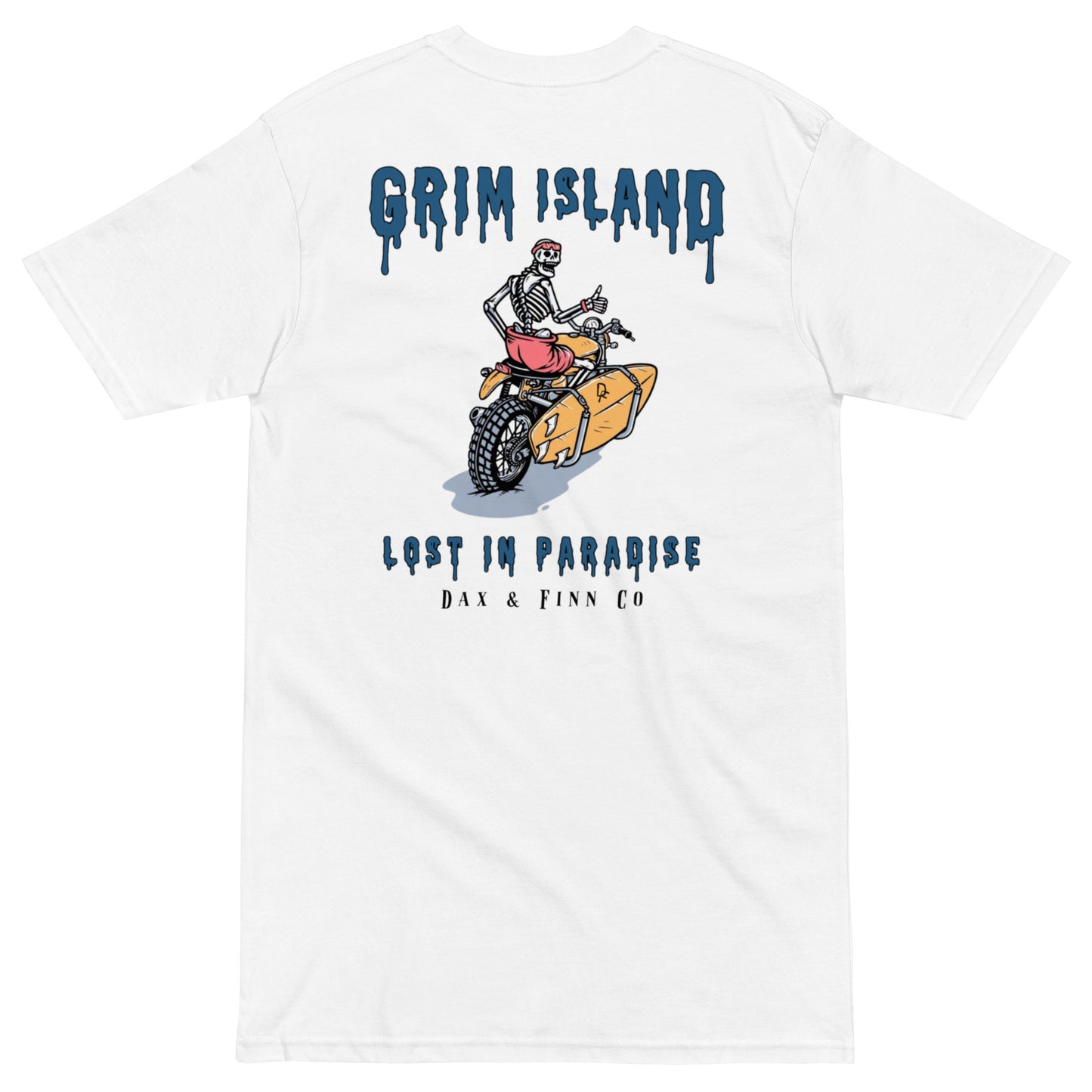 Grim Island: Beach Biker Premium Tee